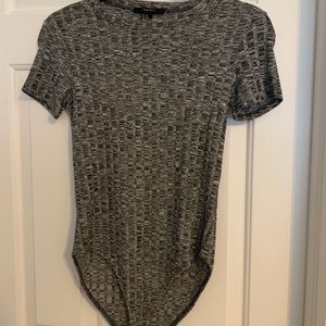 Heather grey bodysuit